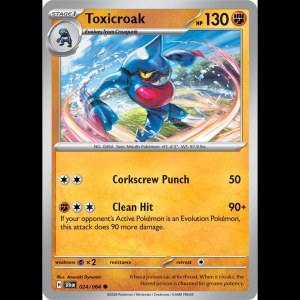 Pokemon TCG Toxicroak - Shrouded Fable