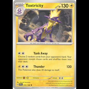 Pokemon TCG Toxtricity - Scarlet & Violet Base Set - Reverse Holofoil