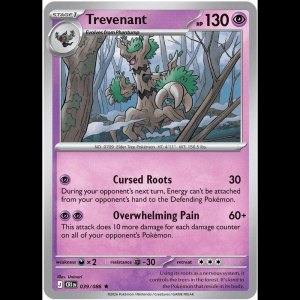 Pokemon TCG Trevenant - Chaos Rising - Reverse Holofoil