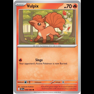 Pokemon TCG Vulpix - Chaos Rising - Reverse Holofoil