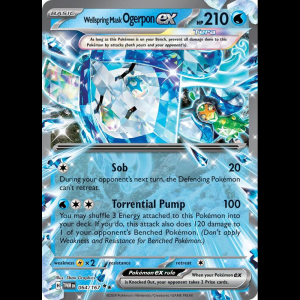 Pokemon TCG Wellspring Mask Ogerpon ex - 064/167 - Twilight Masquerade - Holofoil