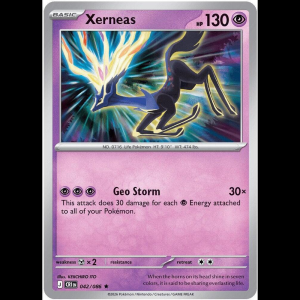 Pokemon TCG Xerneas - 042/086 - Chaos Rising - Reverse Holofoil