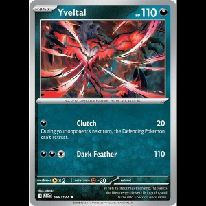 Pokemon TCG Yveltal - Mega Evolution - Reverse Holofoil