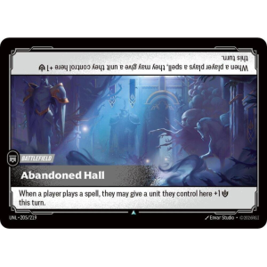 Riftbound Abandoned Hall - Unleashed 205/219