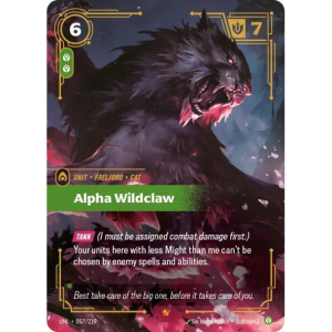 Riftbound Alpha Wildclaw - Unleashed - FOIL 057/219