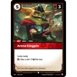 Riftbound Arena Kingpin - Unleashed 001/219