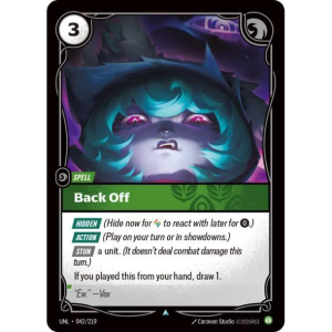 Riftbound Back Off - Unleashed 042/219