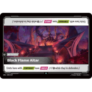 Riftbound Black Flame Altar - Unleashed - FOIL 208/219