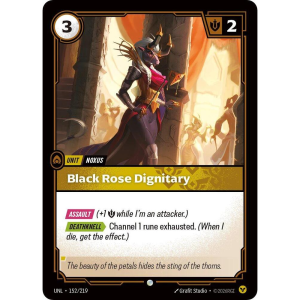 Riftbound Black Rose Dignitary - Unleashed 152/219