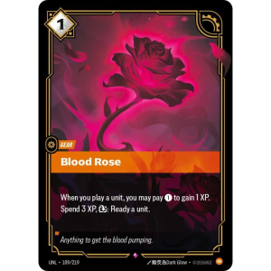 Riftbound Blood Rose - Unleashed - FOIL 109/219