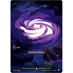 Riftbound Chaos Rune (Alternate Art) - Unleashed - FOIL R05a
