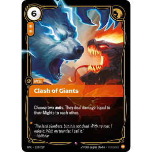Riftbound Clash of Giants - Unleashed - FOIL 110/219