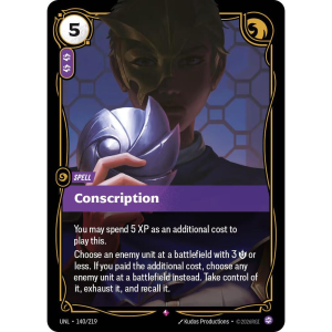 Riftbound Conscription - Unleashed - FOIL 140/219