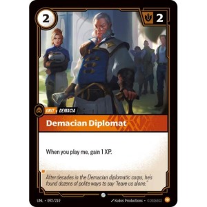 Riftbound Demacian Diplomat - Unleashed - FOIL 092/219