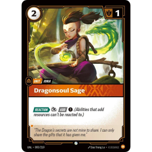 Riftbound Dragonsoul Sage - Unleashed - FOIL 093/219