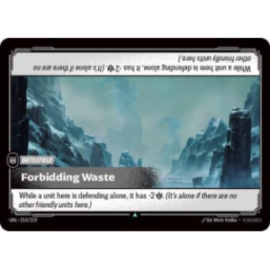 Riftbound Forbidding Waste - Unleashed 210/219