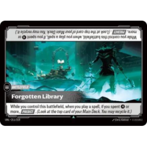Riftbound Forgotten Library - Unleashed 211/219