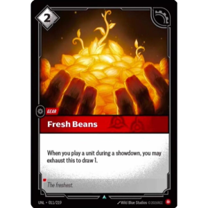 Riftbound Fresh Beans - Unleashed - FOIL 011/219
