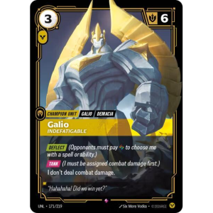 Riftbound Galio - Indefatigable - Unleashed - FOIL 171/219