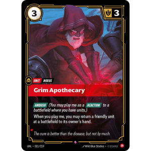 Riftbound Grim Apothecary - Unleashed - FOIL 021/219