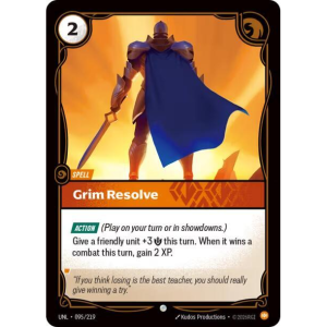 Riftbound Grim Resolve - Unleashed - FOIL 095/219