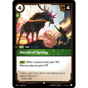 Riftbound Herald of Spring - Unleashed - FOIL 034/219