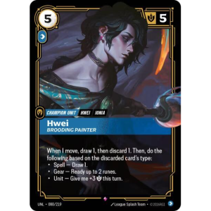 Riftbound Hwei - Brooding Painter - Unleashed - FOIL 080/219