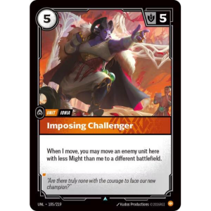 Riftbound Imposing Challenger - Unleashed 105/219