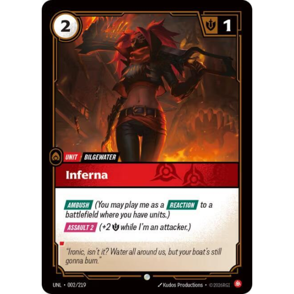 Riftbound Inferna - Unleashed - FOIL 002/219 - Madtoyz