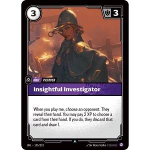 Riftbound Insightful Investigator - Unleashed 135/219