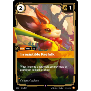 Riftbound Irresistible Faefolk - Unleashed - FOIL 112/219