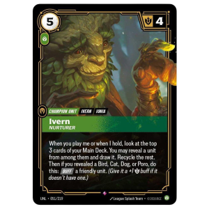 Riftbound Ivern - Nurturer - Unleashed - FOIL 051/219