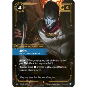 Riftbound Jhin - Meticulous Killer - Unleashed - FOIL 089/219