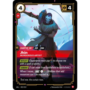 Riftbound Jhin - Murderous Artist - Unleashed - FOIL 022/219