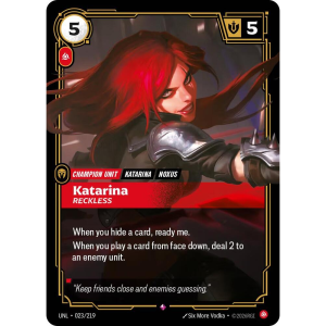 Riftbound Katarina - Reckless - Unleashed - FOIL 023/219