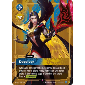 Riftbound LeBlanc - Deceiver - Unleashed - FOIL 199/219