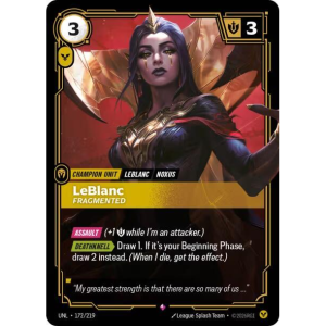 Riftbound LeBlanc - Fragmented - Unleashed - FOIL 172/219