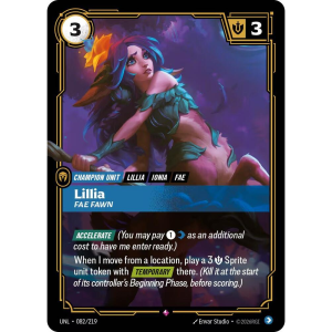 Riftbound Lillia - Fae Fawn - Unleashed - FOIL 082/219