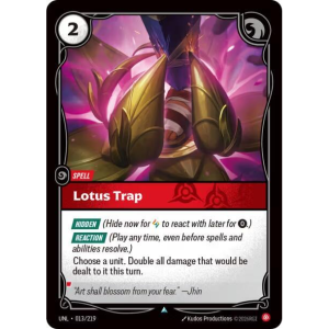 Riftbound Lotus Trap - Unleashed 013/219