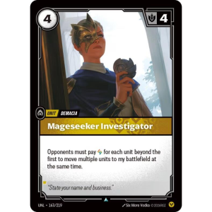Riftbound Mageseeker Investigator - Unleashed 163/219