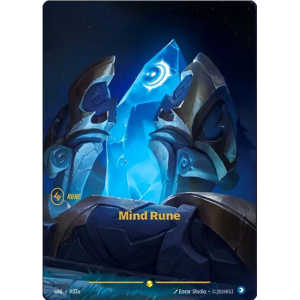 Riftbound Mind Rune (Alternate Art) - Unleashed - FOIL R03a