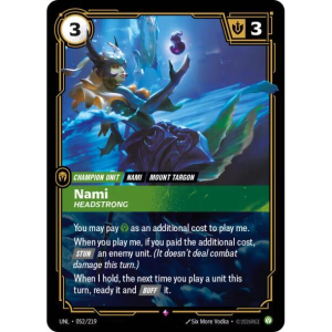 Riftbound Nami - Headstrong - Unleashed - FOIL 052/219