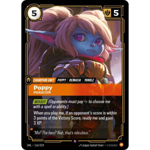 Riftbound Poppy - Paragon - Unleashed - FOIL 116/219
