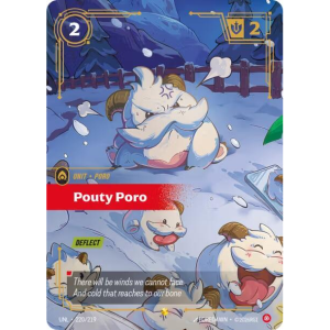 Riftbound Pouty Poro (Overnumbered) - Unleashed 220/219