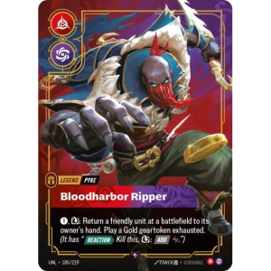 Riftbound Pyke - Bloodharbor Ripper - Unleashed - FOIL 185/219