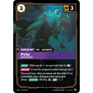 Riftbound Pyke - Returned - Unleashed - FOIL 145/219