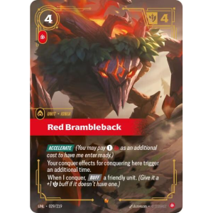Riftbound Red Brambleback - Unleashed - FOIL 029/219