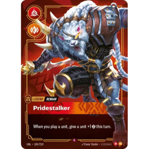 Riftbound Rengar - Pridestalker - Unleashed - FOIL 183/219