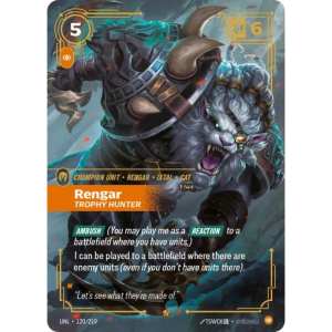 Riftbound Rengar - Trophy Hunter - Unleashed 120/219
