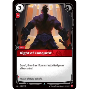 Riftbound Right of Conquest - Unleashed 015/219